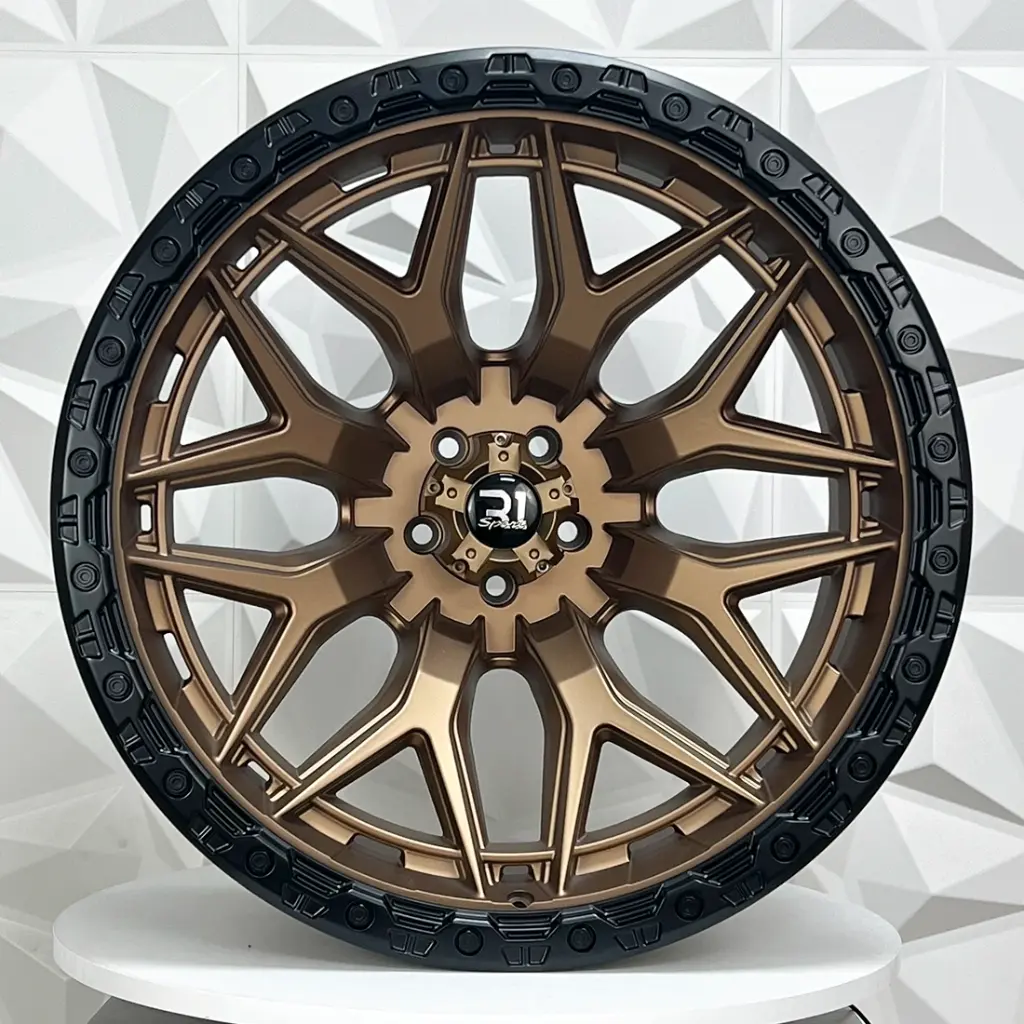 RIN 22X12 5-114.3 R1 SPORT 1891B MATTE BRONZE+MATTE BACK LIP+RIVETS ET-44 CB73.1