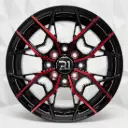 RIN 14X5.5 4-100/114.3 R1 SPORT RGW03 MACHINE BLACK+RED ET38 CB73.1 