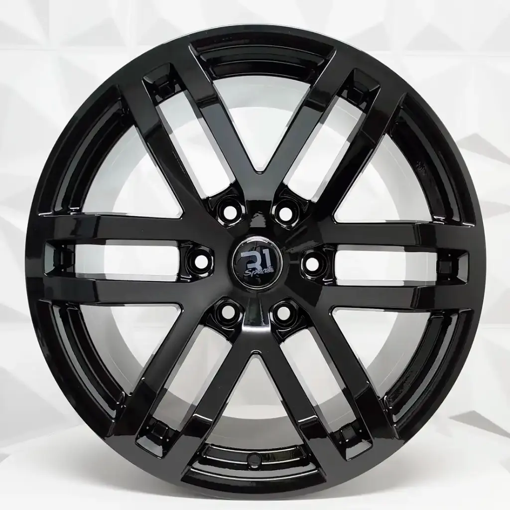 RIN 17X9 6-135 R1 SPORT 6092 GLOSS BLACK ET0 CB87.1