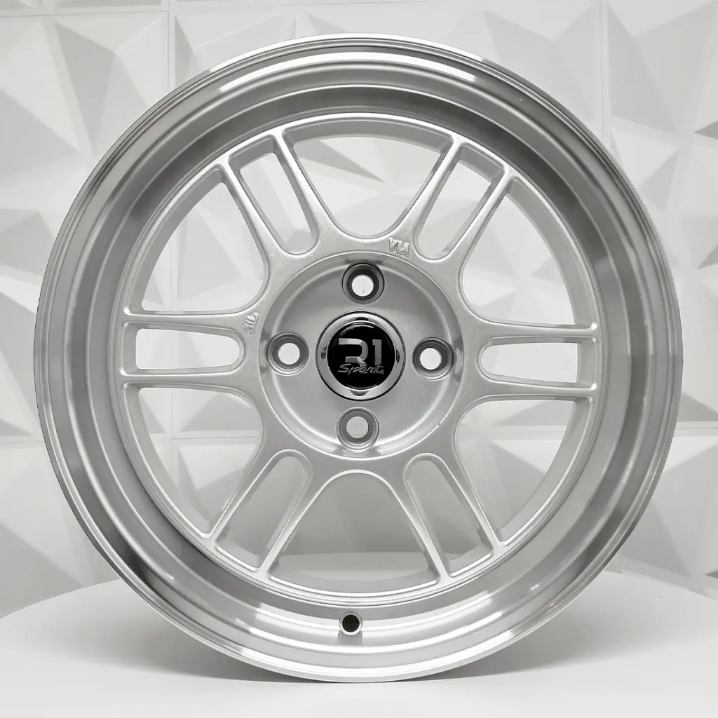 RIN 16X7 4-100 R1 SPORT DX603 SILVER MACHINE LIP ET35 CB73.1