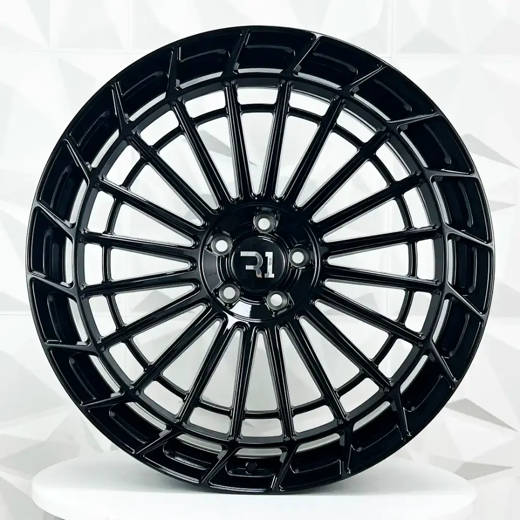 RIN 20X8.5 5-112 R1 SPORT M111-FF GLOSS BLACK ET38 CB66.56
