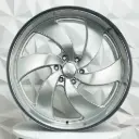 RIN 24X11 6-139.7 R1 SPORT 667R SILVER MILLING MACHINE LIP ET25 CB78.1